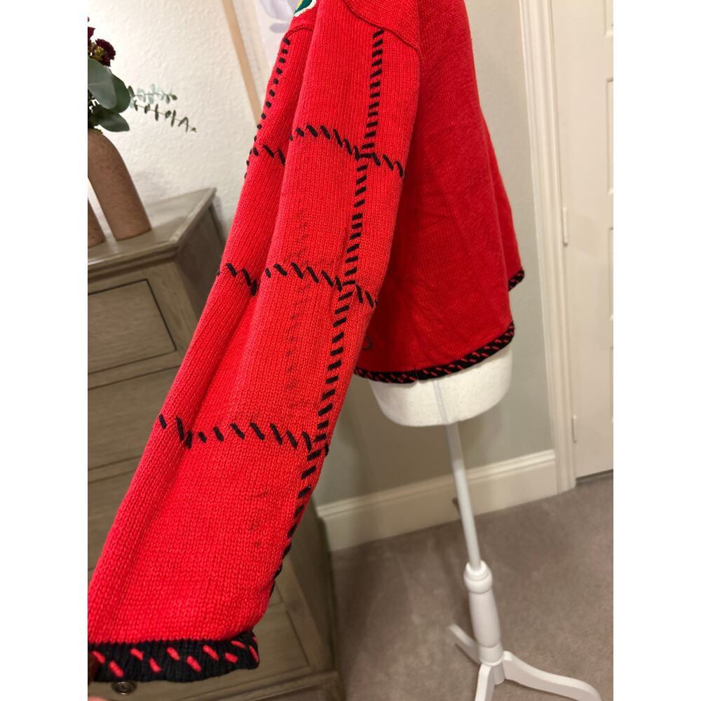 Designers Original Studio | Vintage Knit Holiday Cardigan | Large - Picture 11 of 15